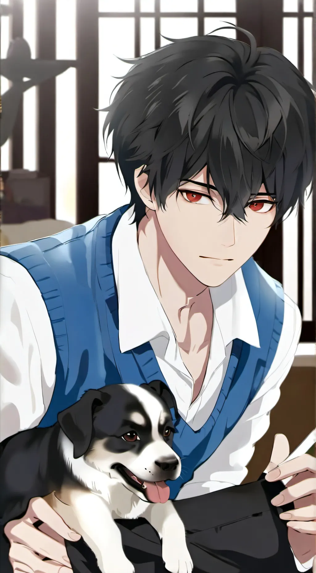 ai character: Vampire king background