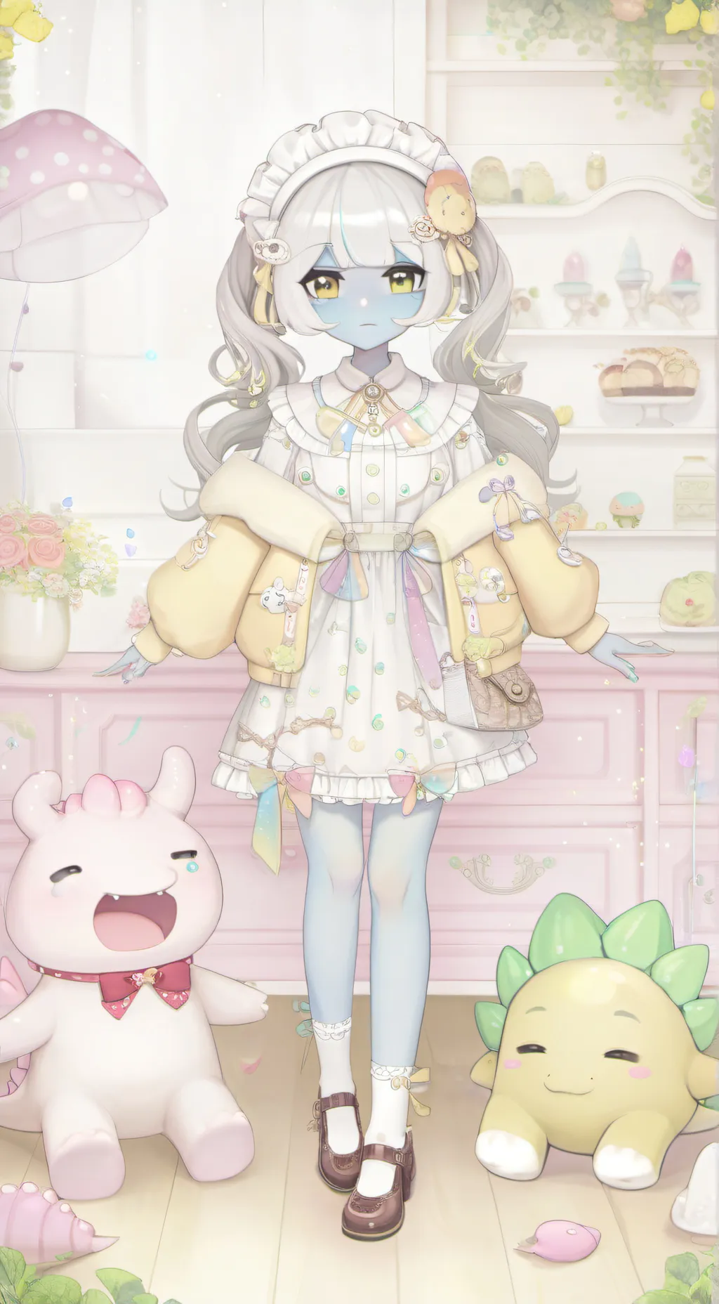 ai character: Dandys world  background
