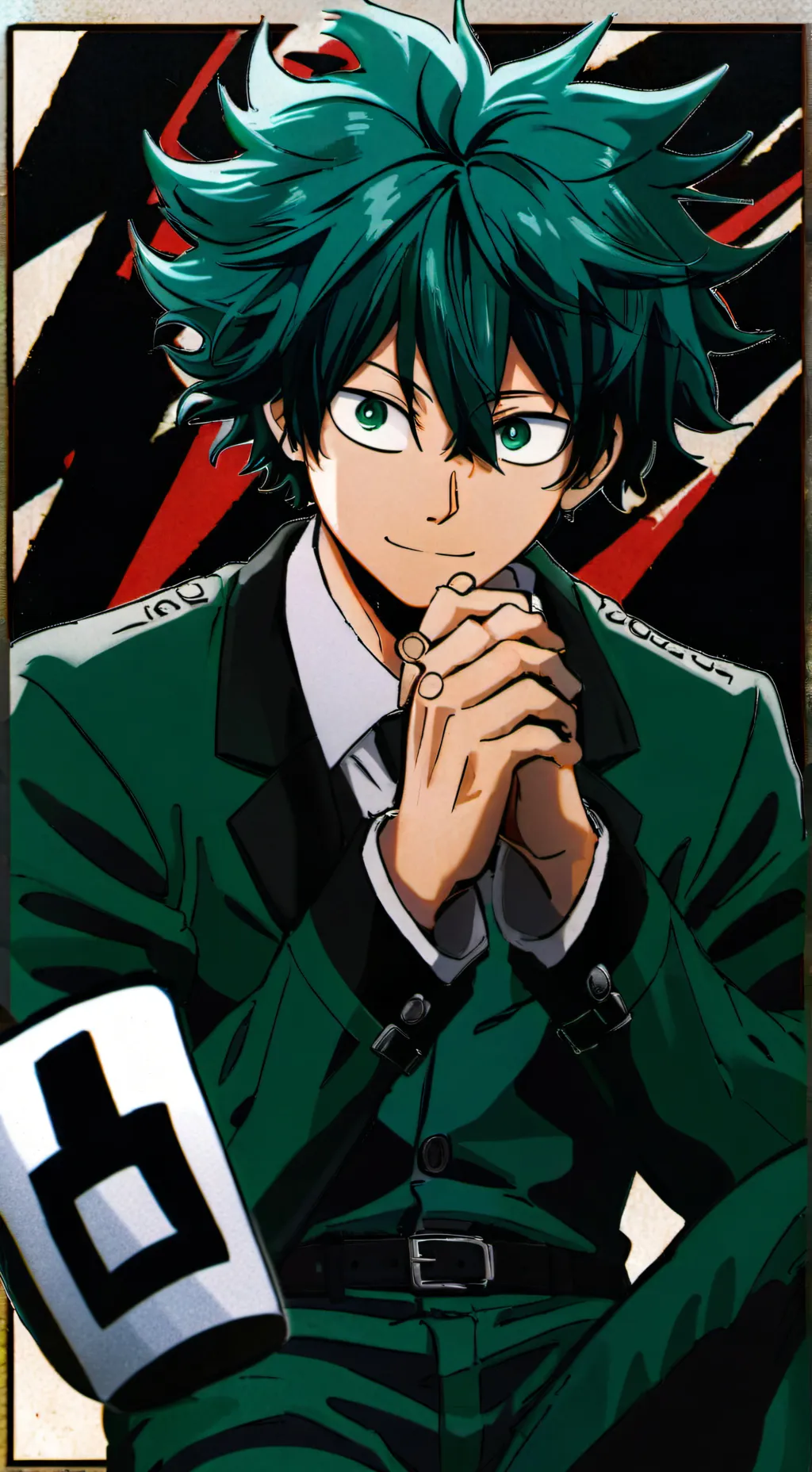 ai character: IzukiMidoriya/Deku background