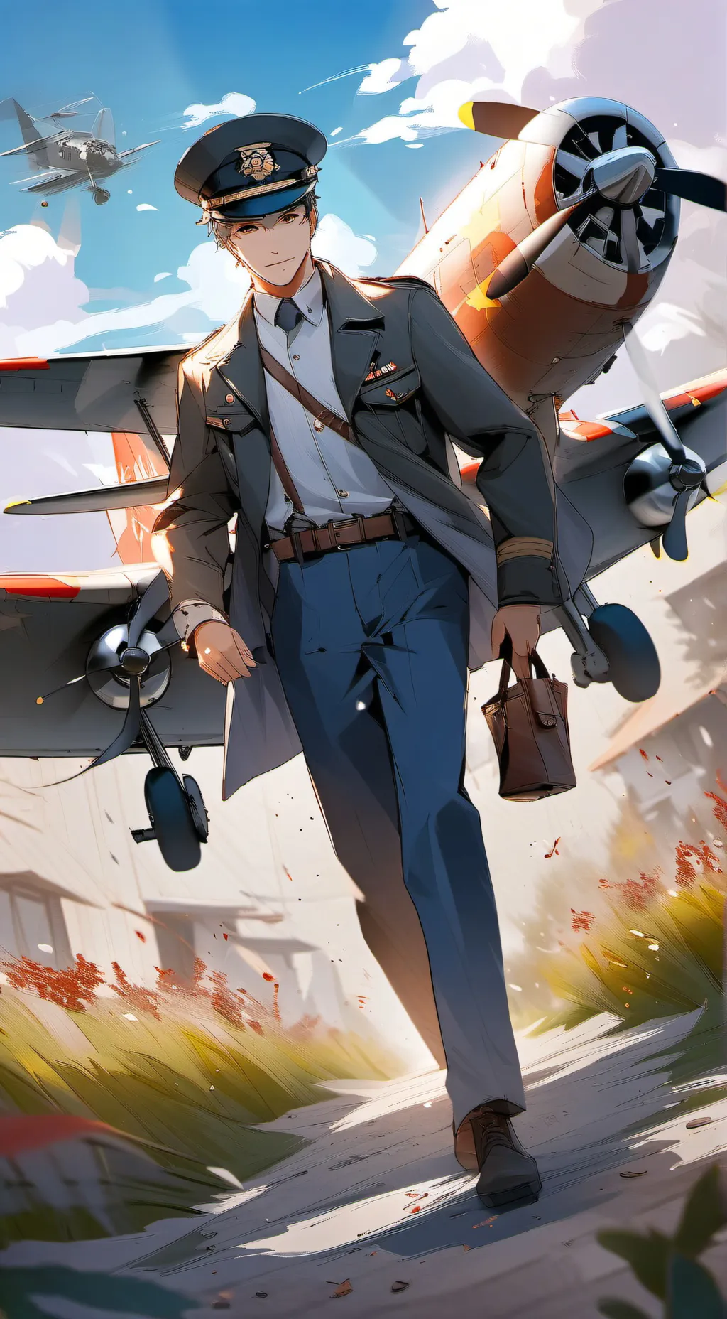 ai character: Léon background