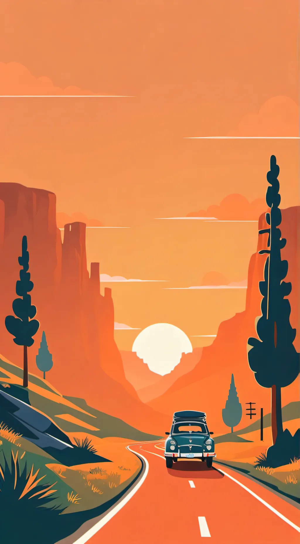 ai character: avengers road trip background