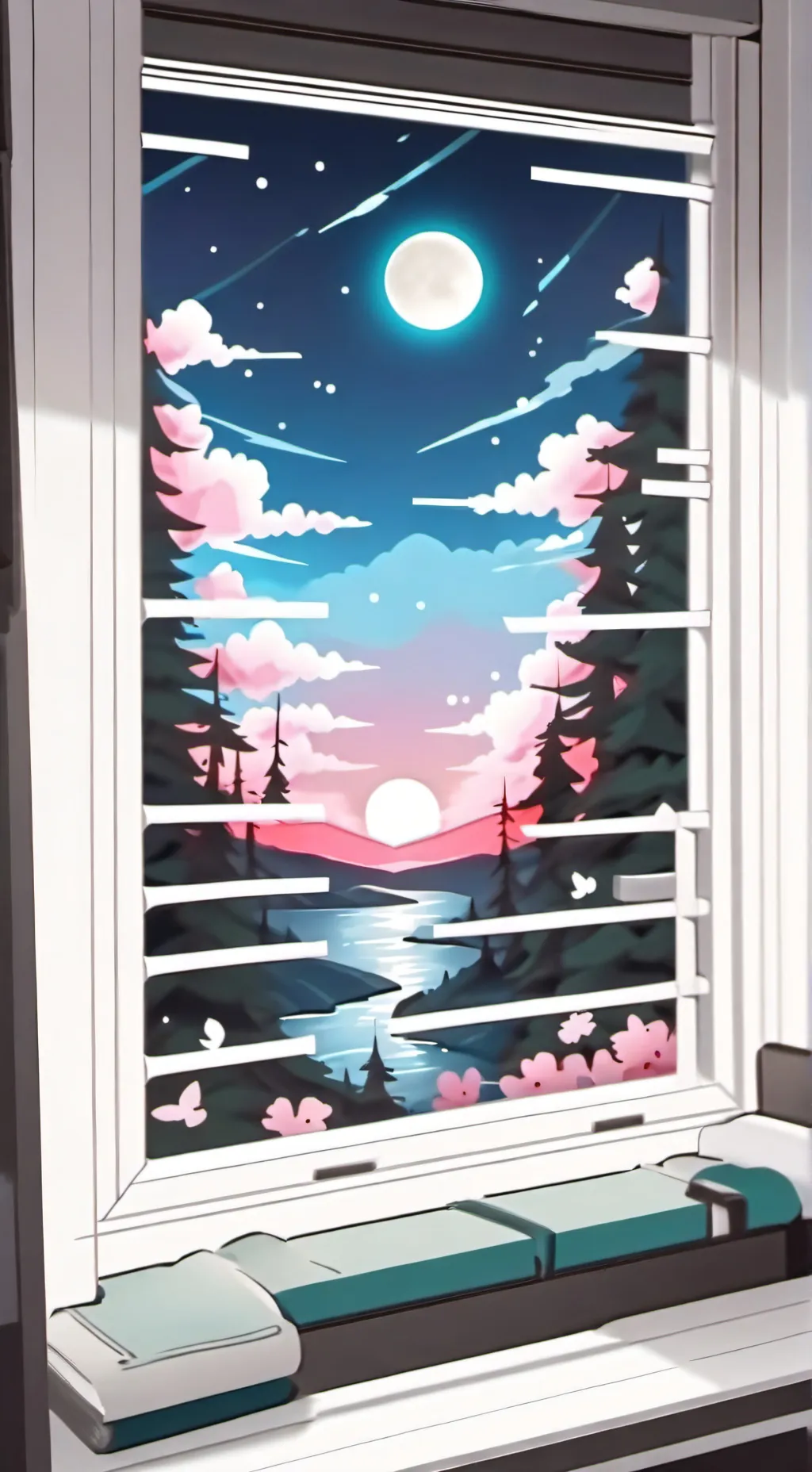 ai character: Twilight lámparas background