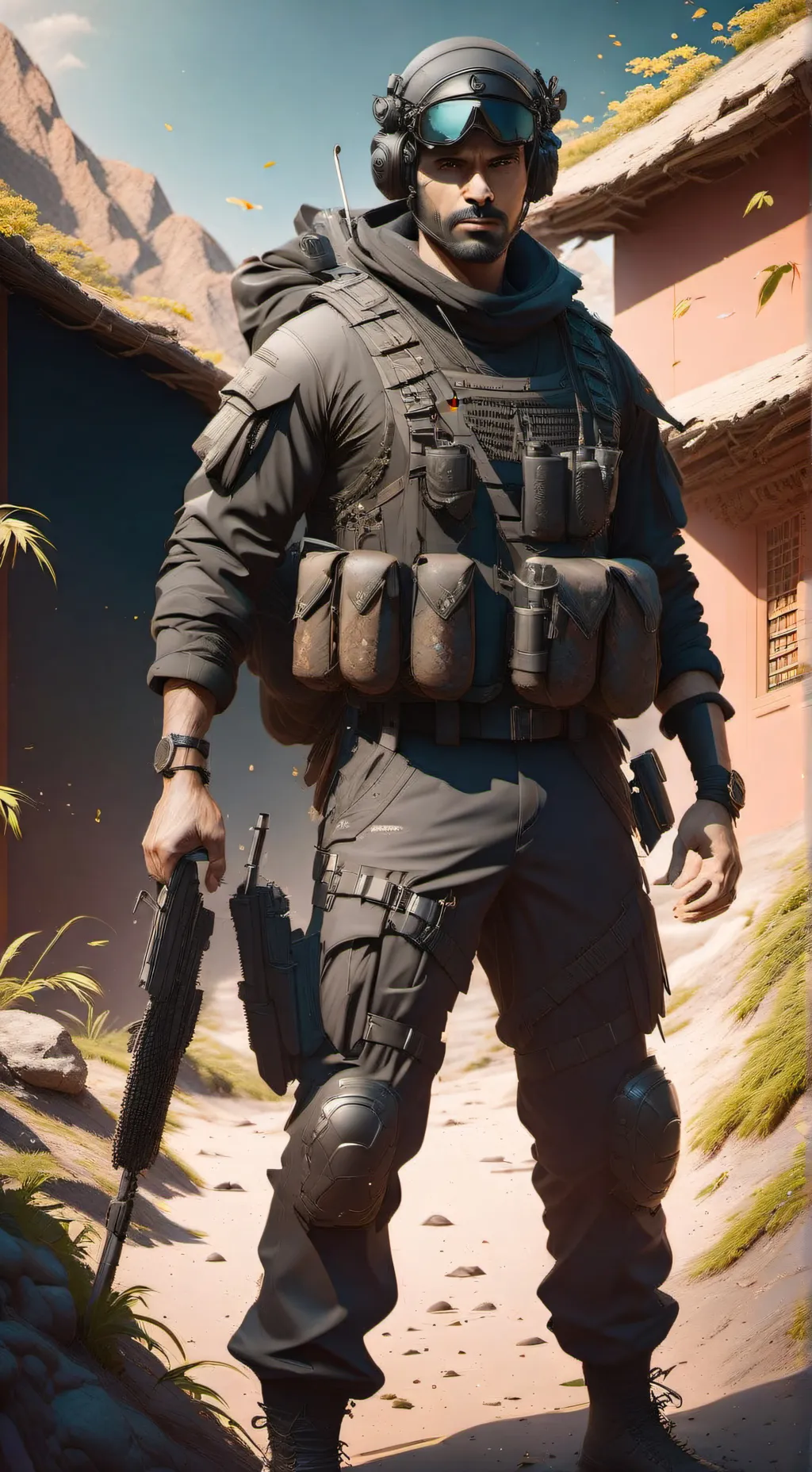 ai character: Swat Bob background