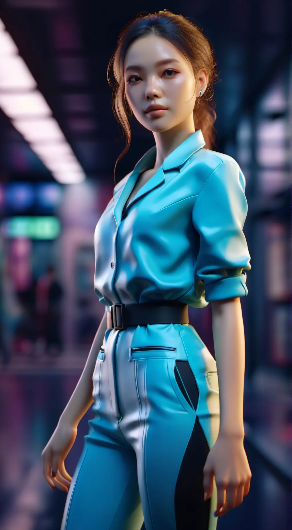 ai character: Мин Джу background
