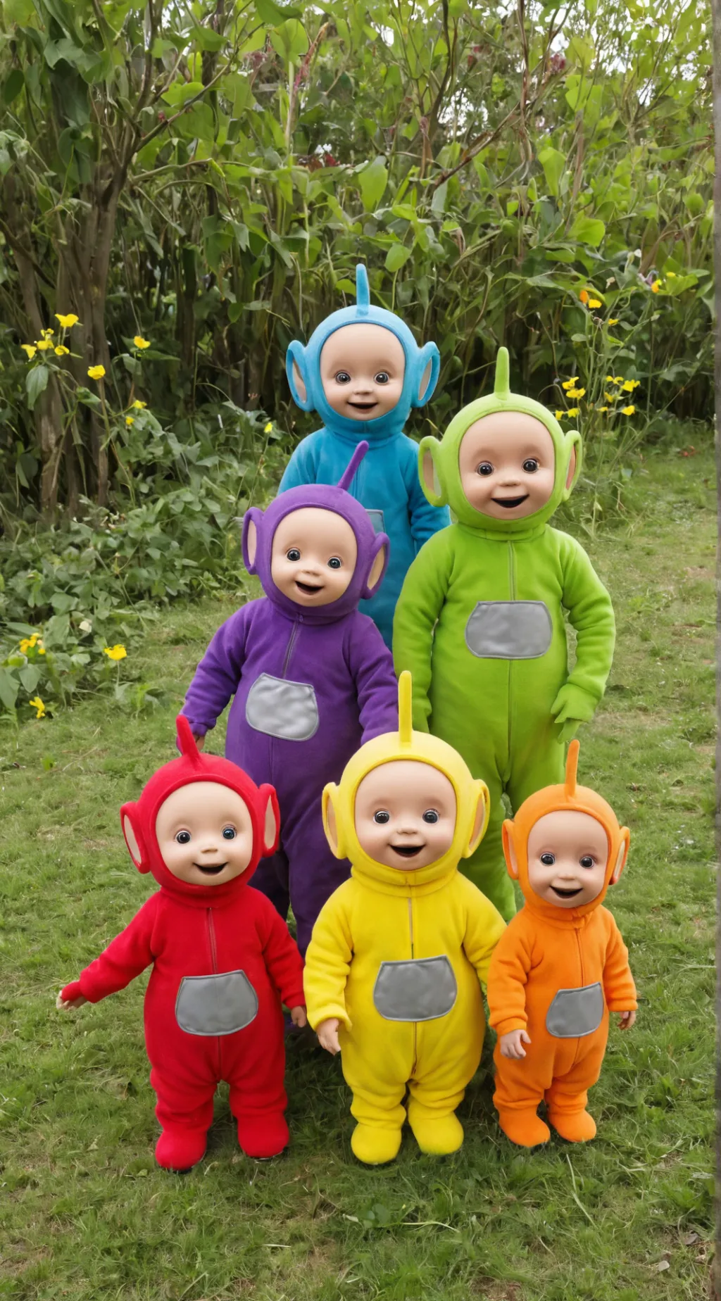 ai character: Teletubbies (1997) background