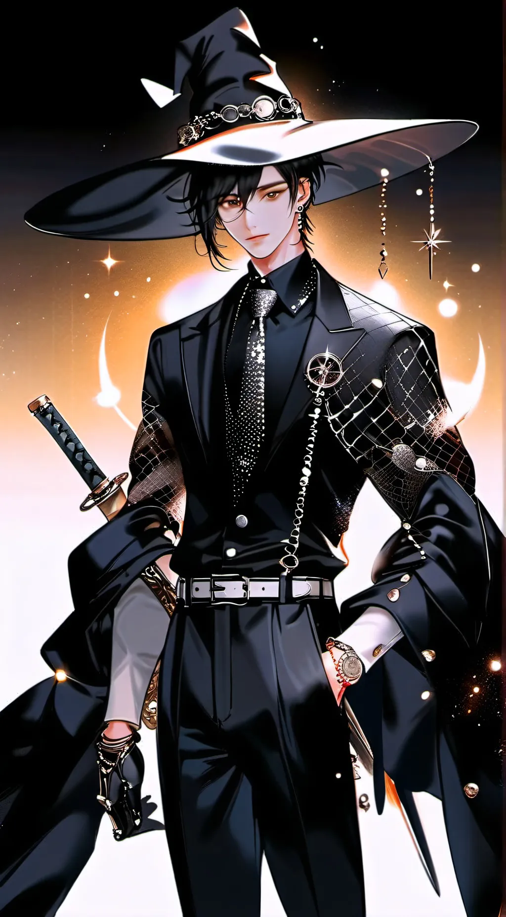 ai character: Two time  background