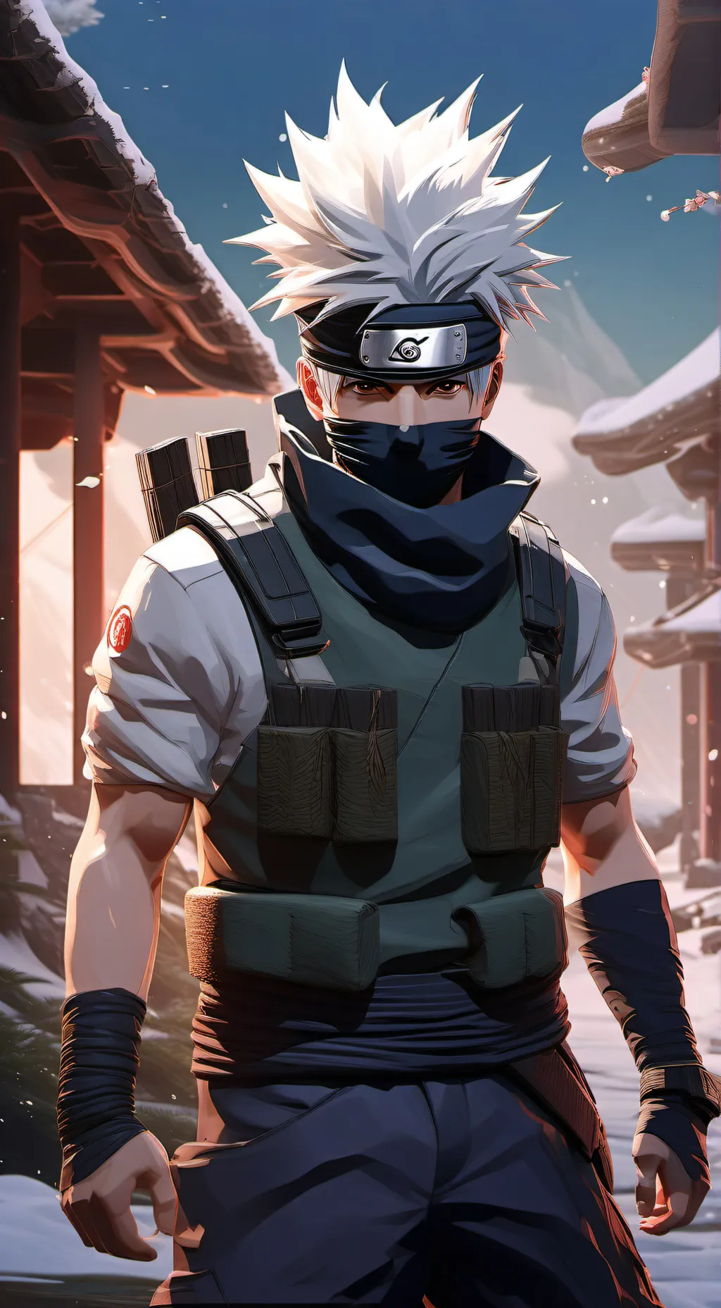 ai character: Kakashi  background