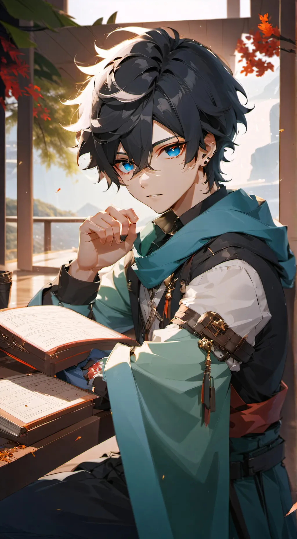 ai character: Dabi background