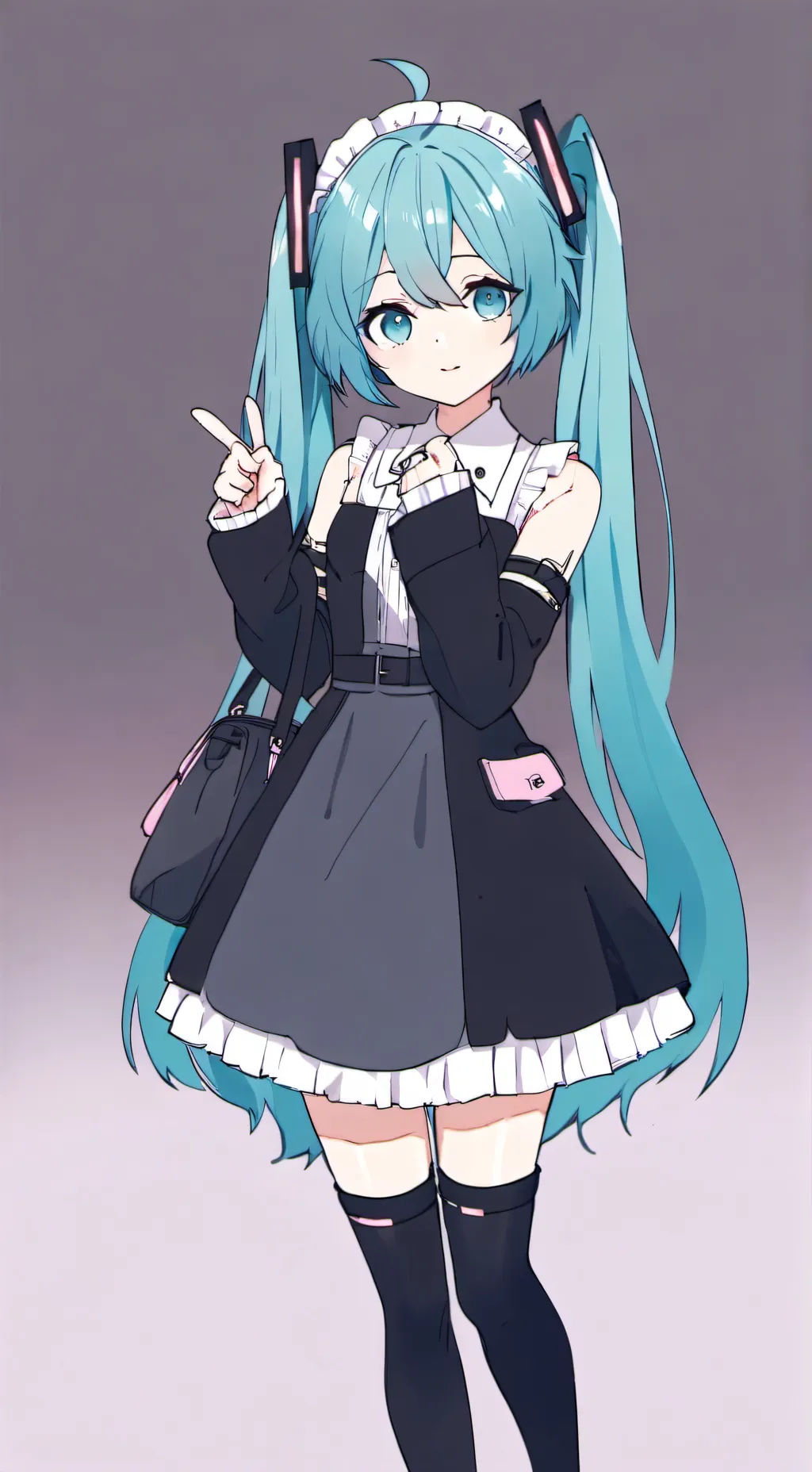 ai character: Miku background