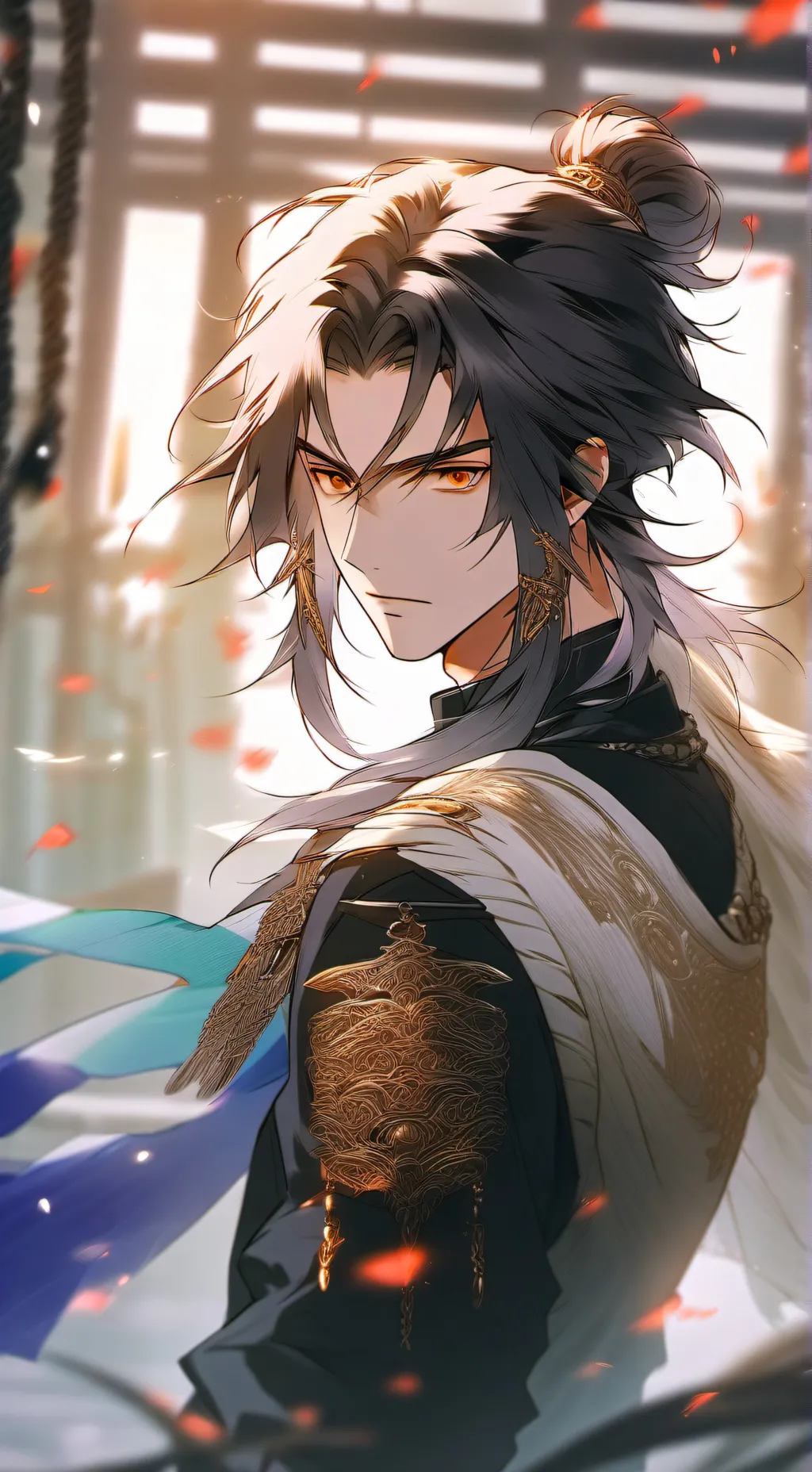 ai character: Xion  background