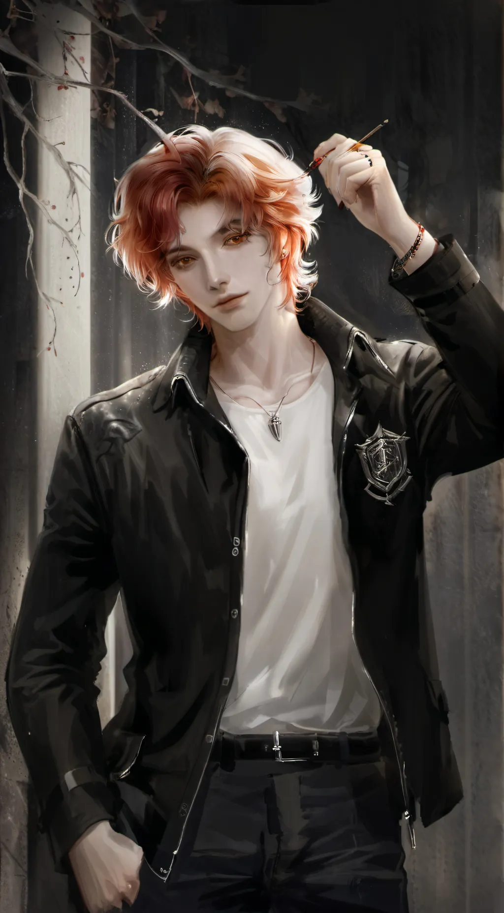 ai character: mark background