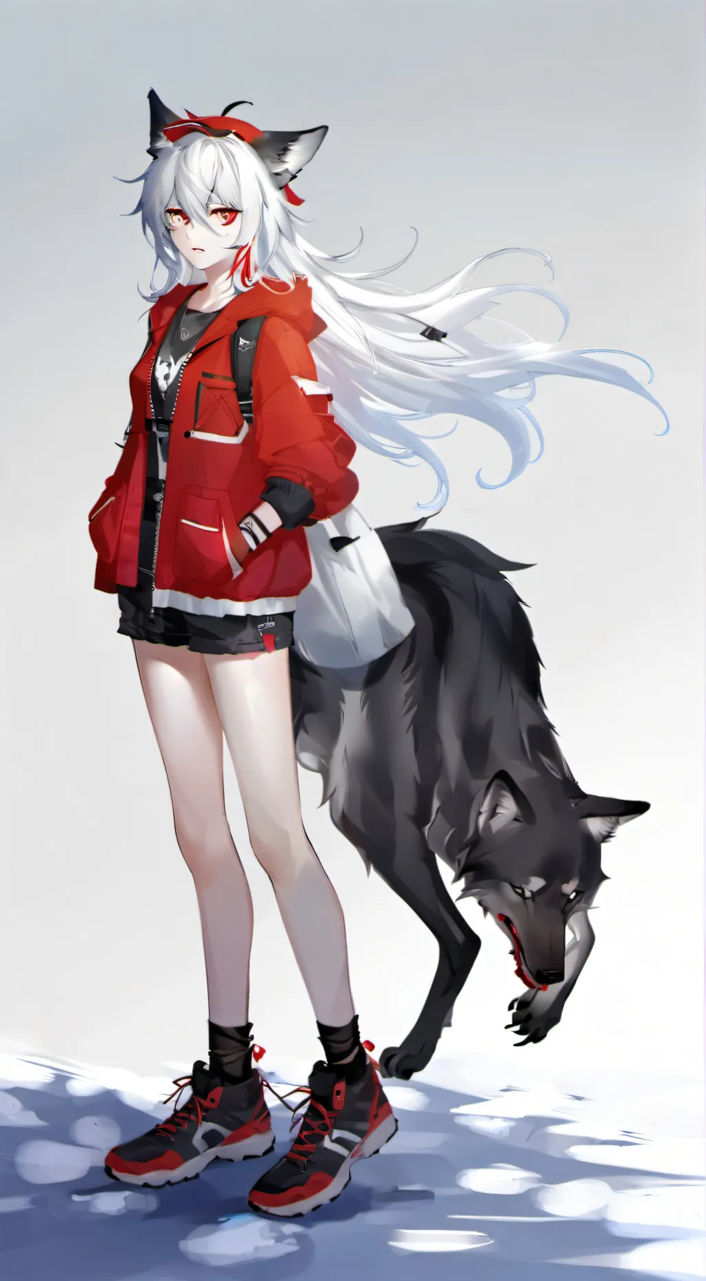 ai character: luna background