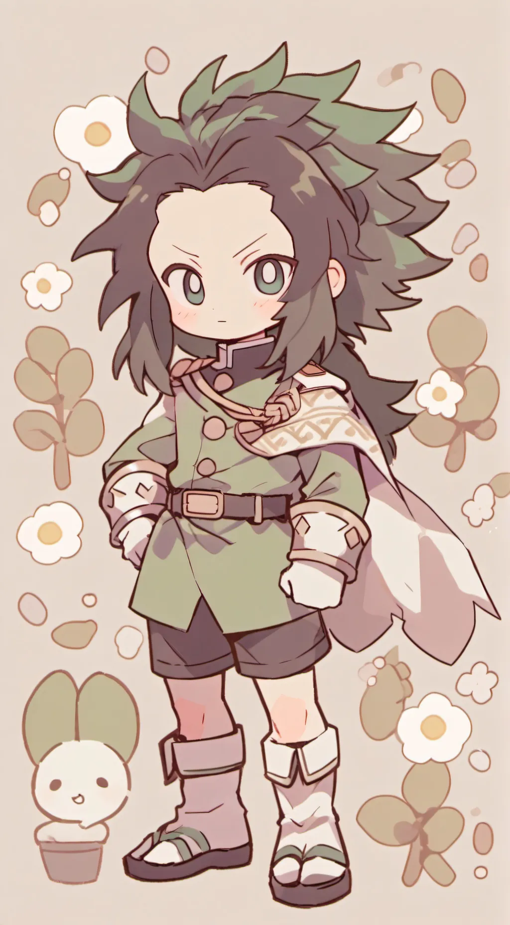 ai character: tsuyu ❤ background