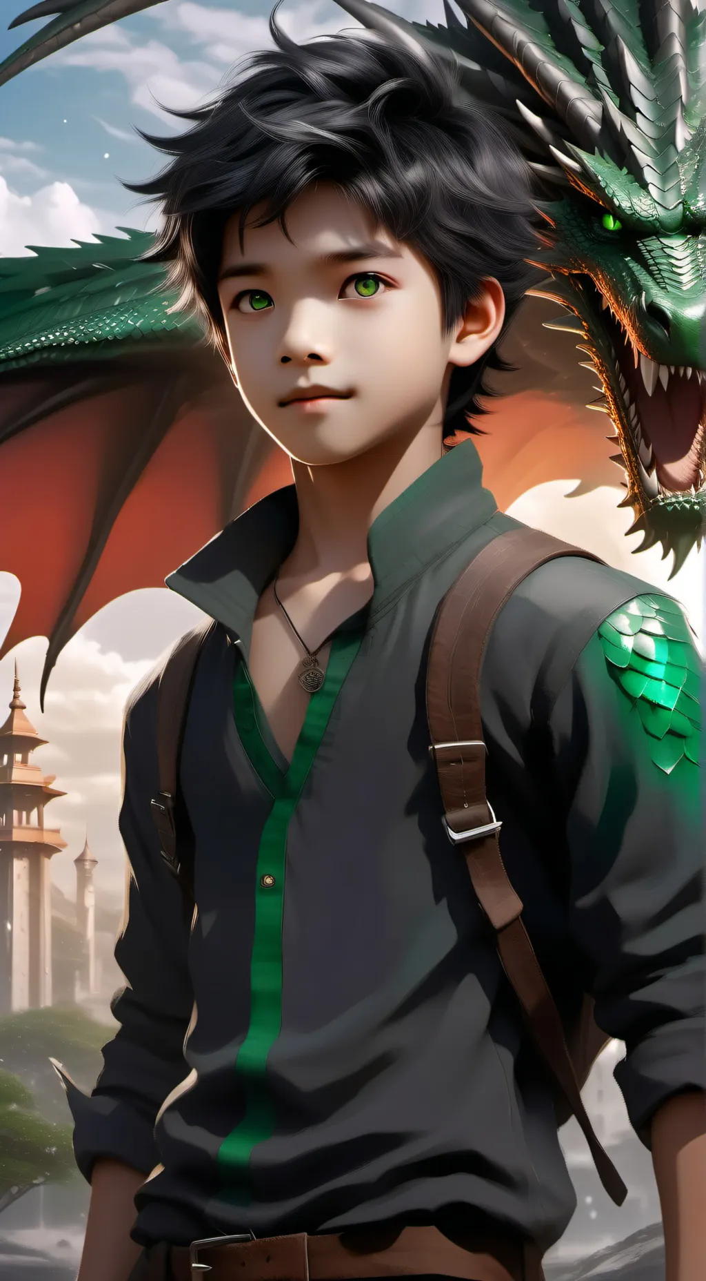 ai character: Evil Hiccup au 2 background