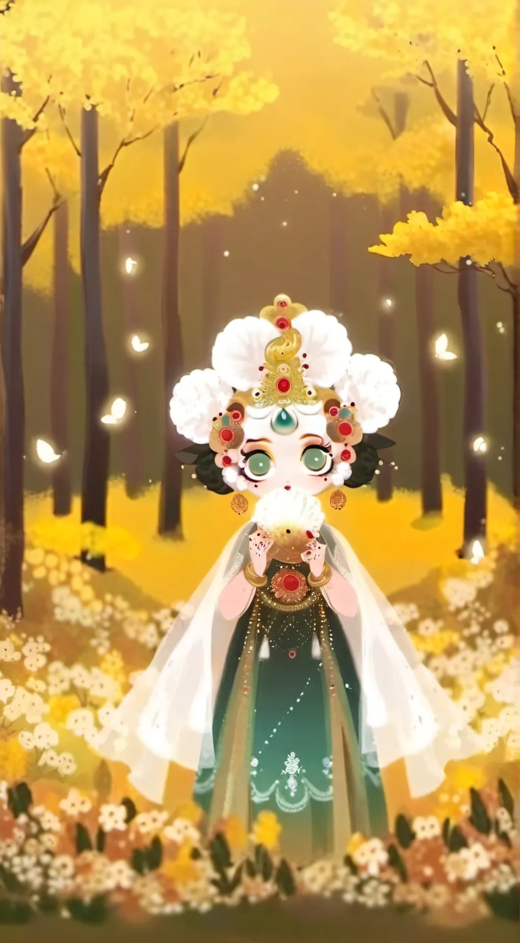 ai character: 🌼Cindy🌼 background