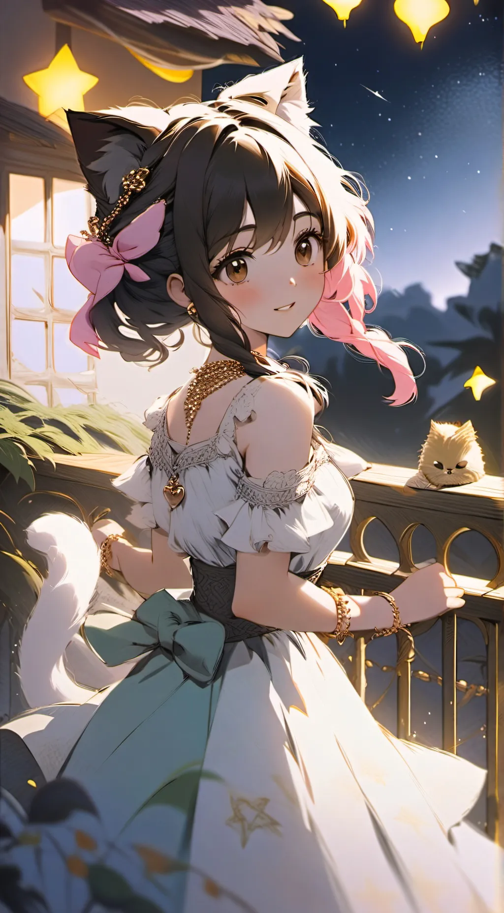ai character: Kitty background