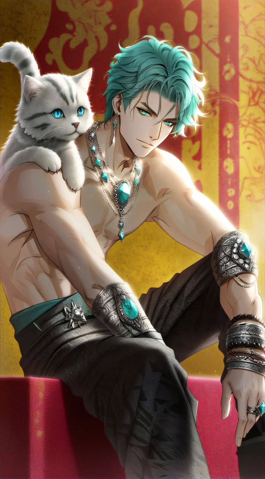 ai character: Albert  background
