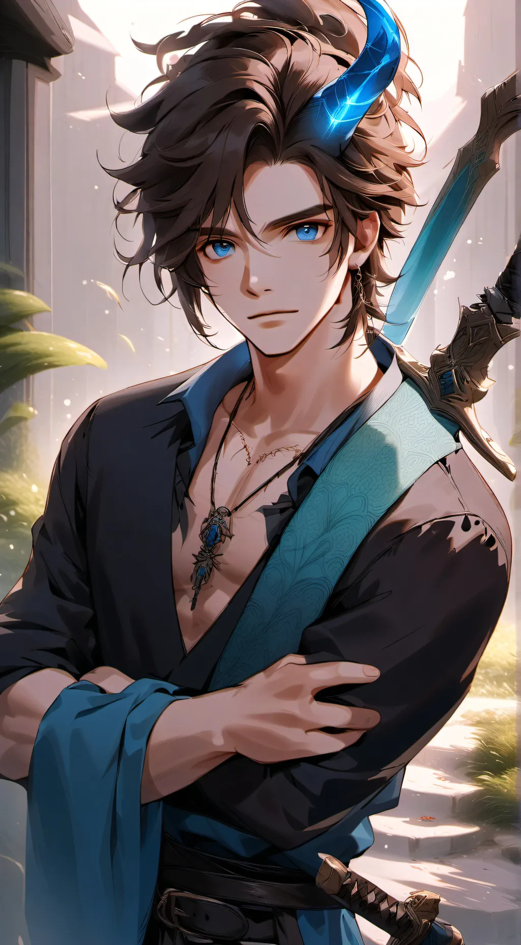 ai character: Pierce background