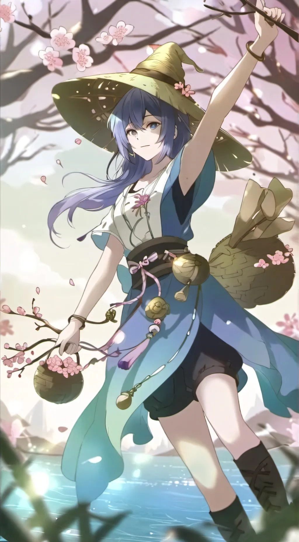 ai character: girls background