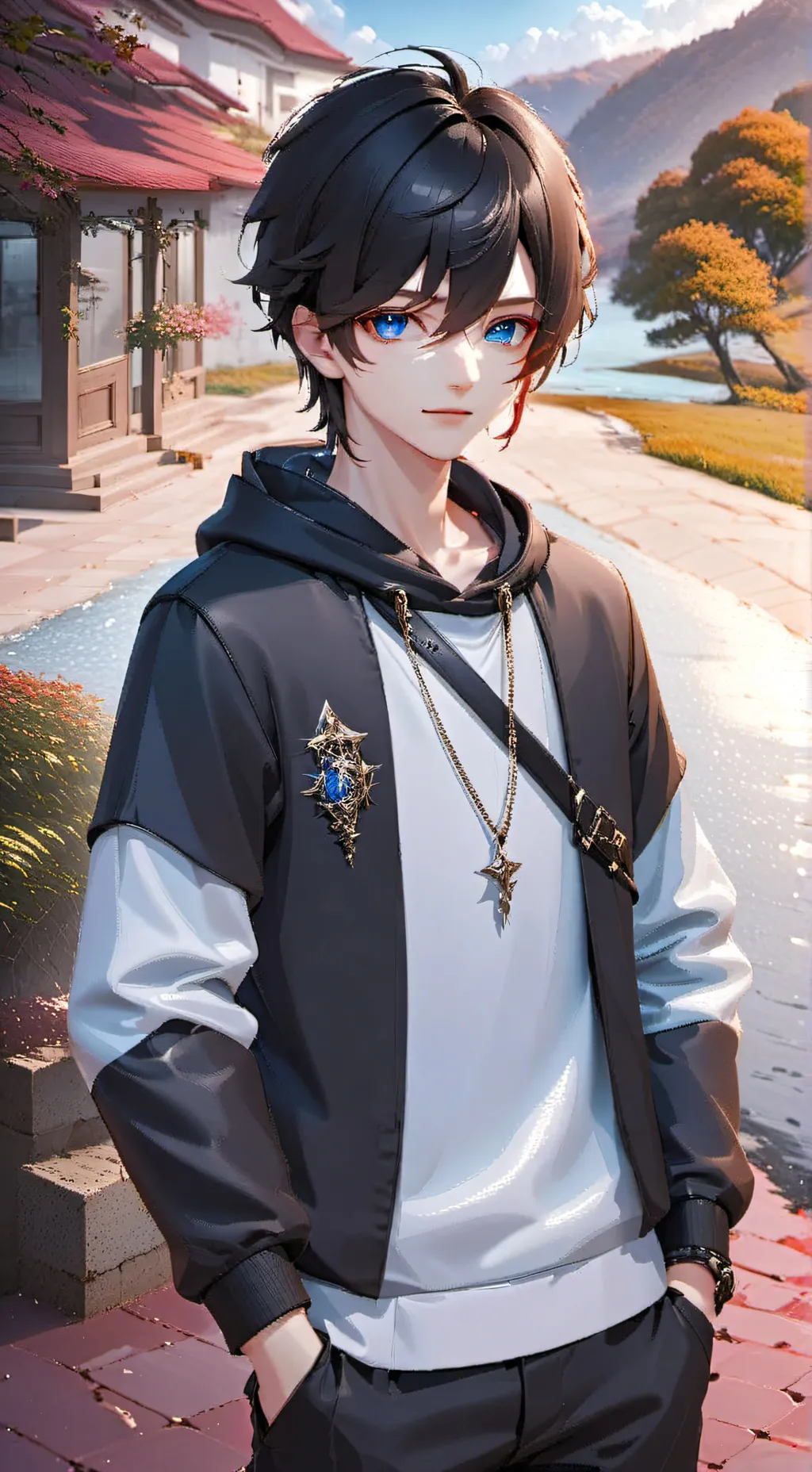 ai character: Raven background