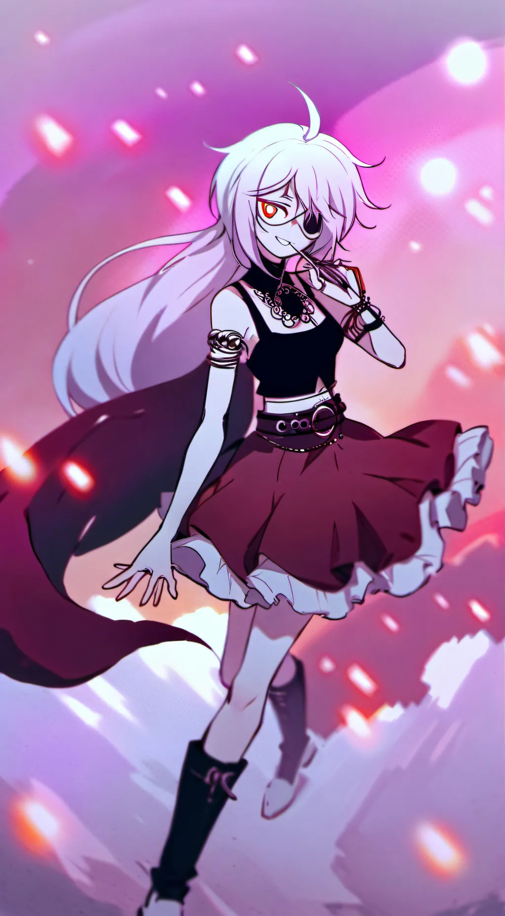 ai character: dRaMa 💅✨️💅❤️ background