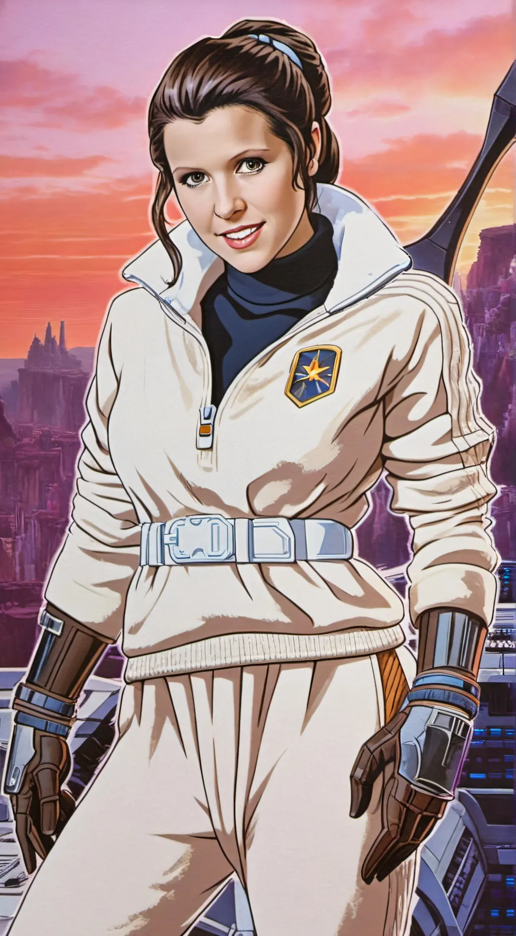 ai character: Astrid Voss background