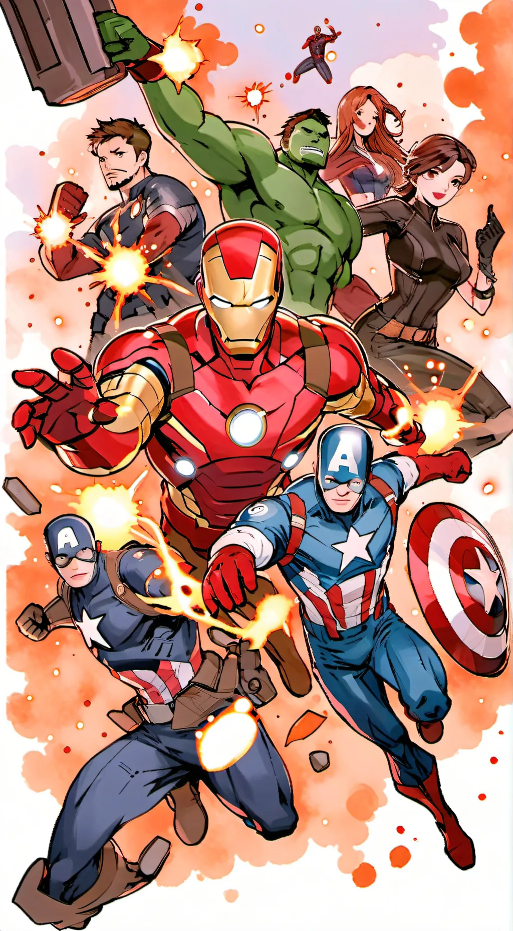 ai character: Avengers-Kidnapped background