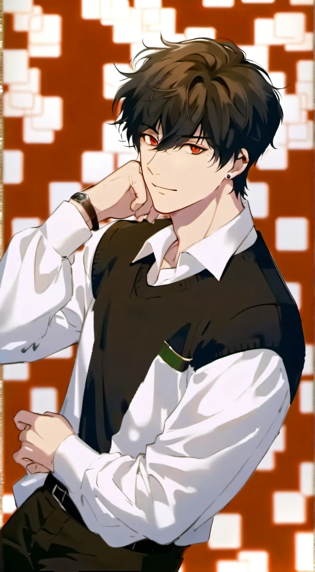 ai character: Oliver  background