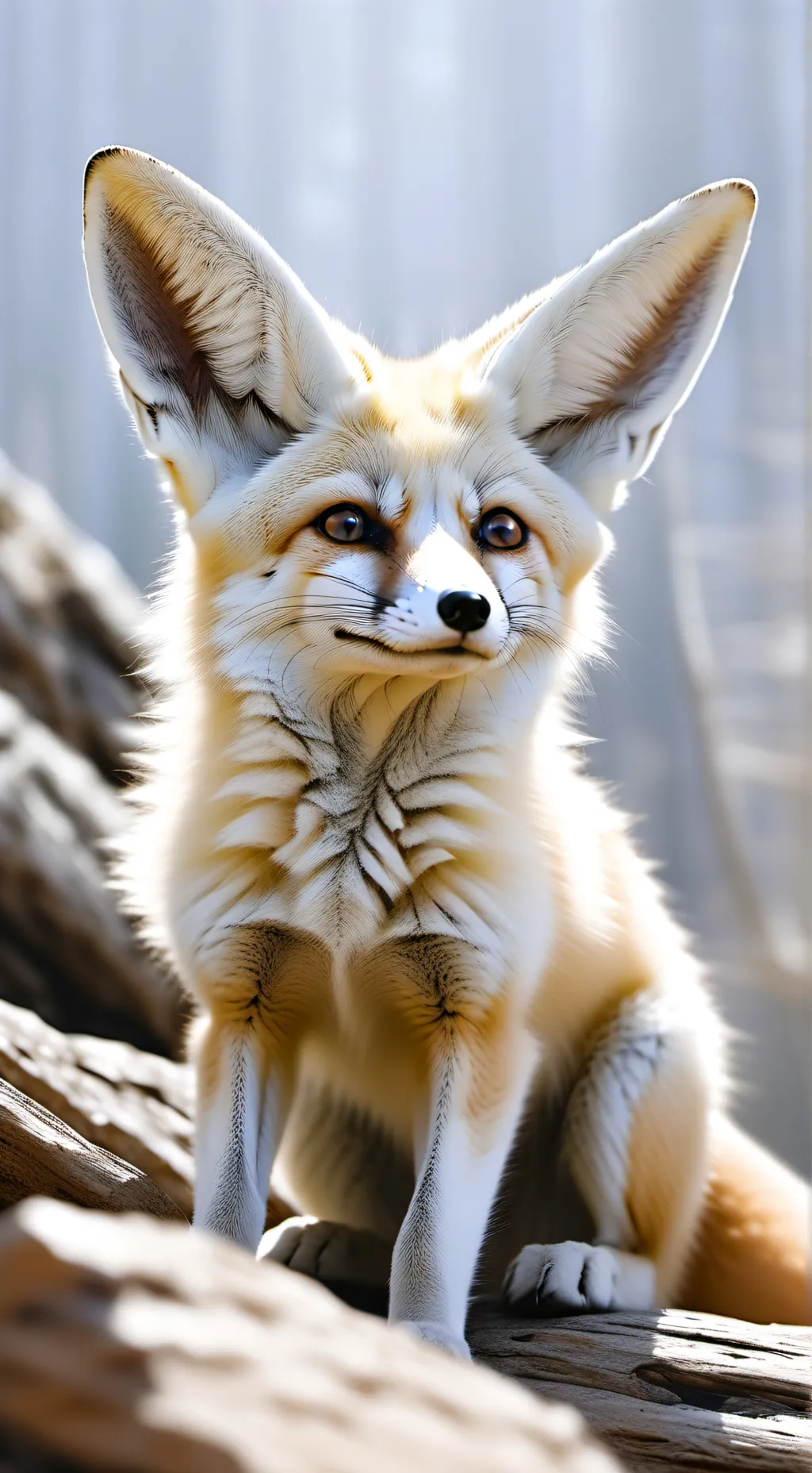 ai character: fennec fox background