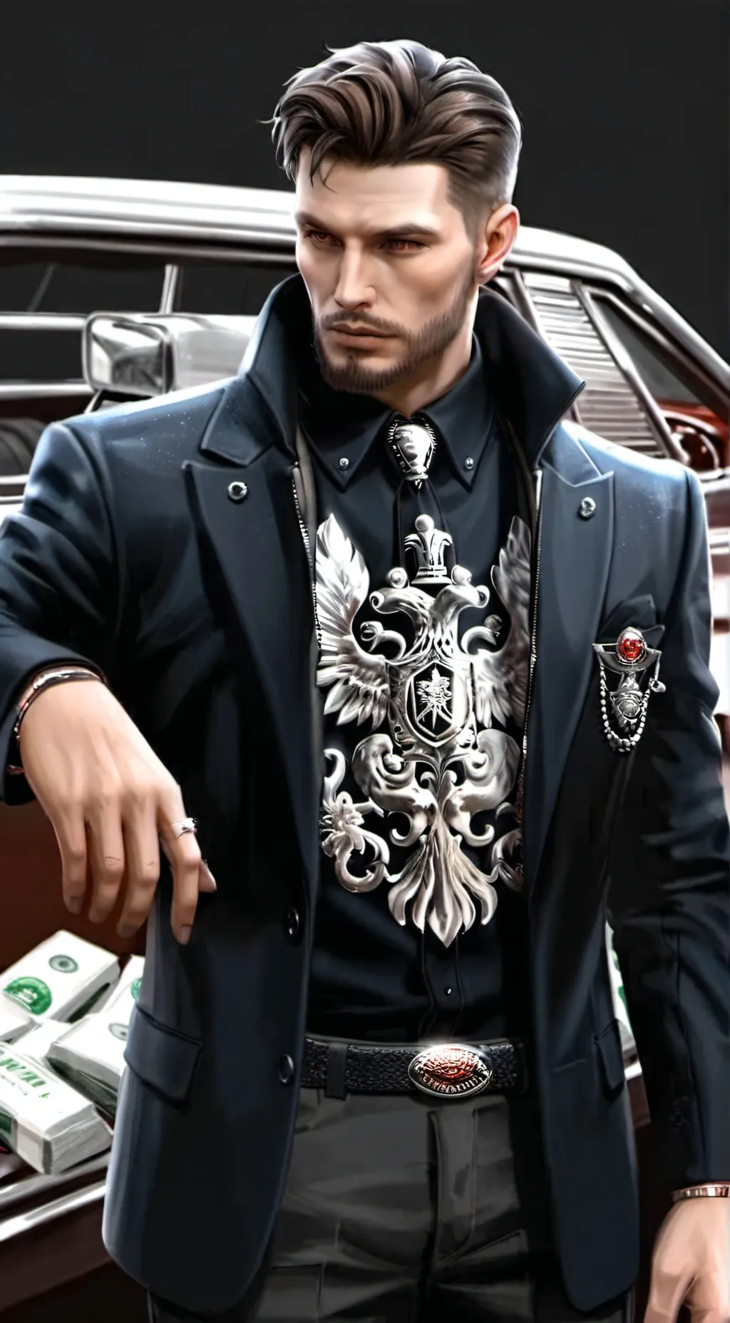 ai character: Christopher  background