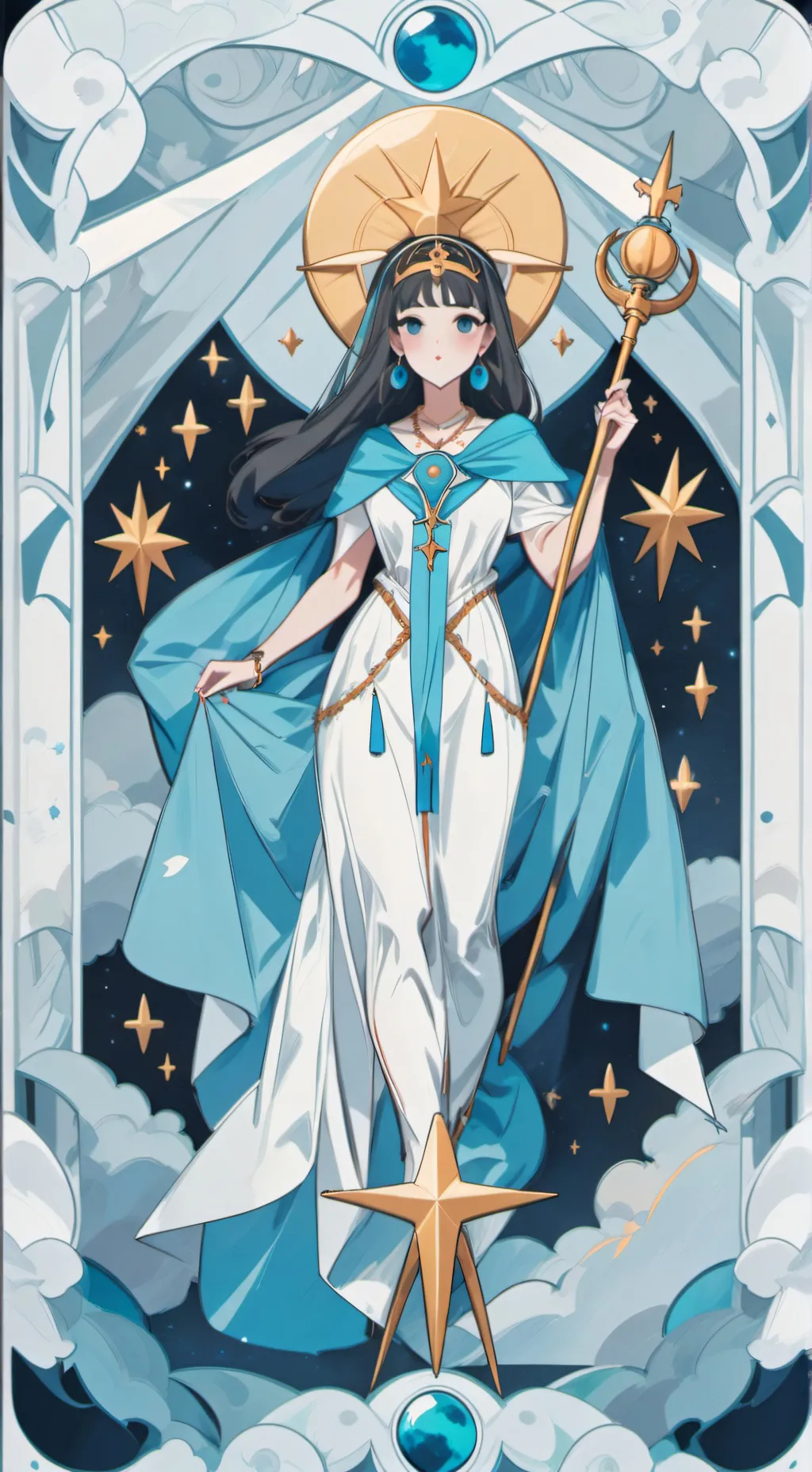 ai character:  🌙moondrop 🌟 background