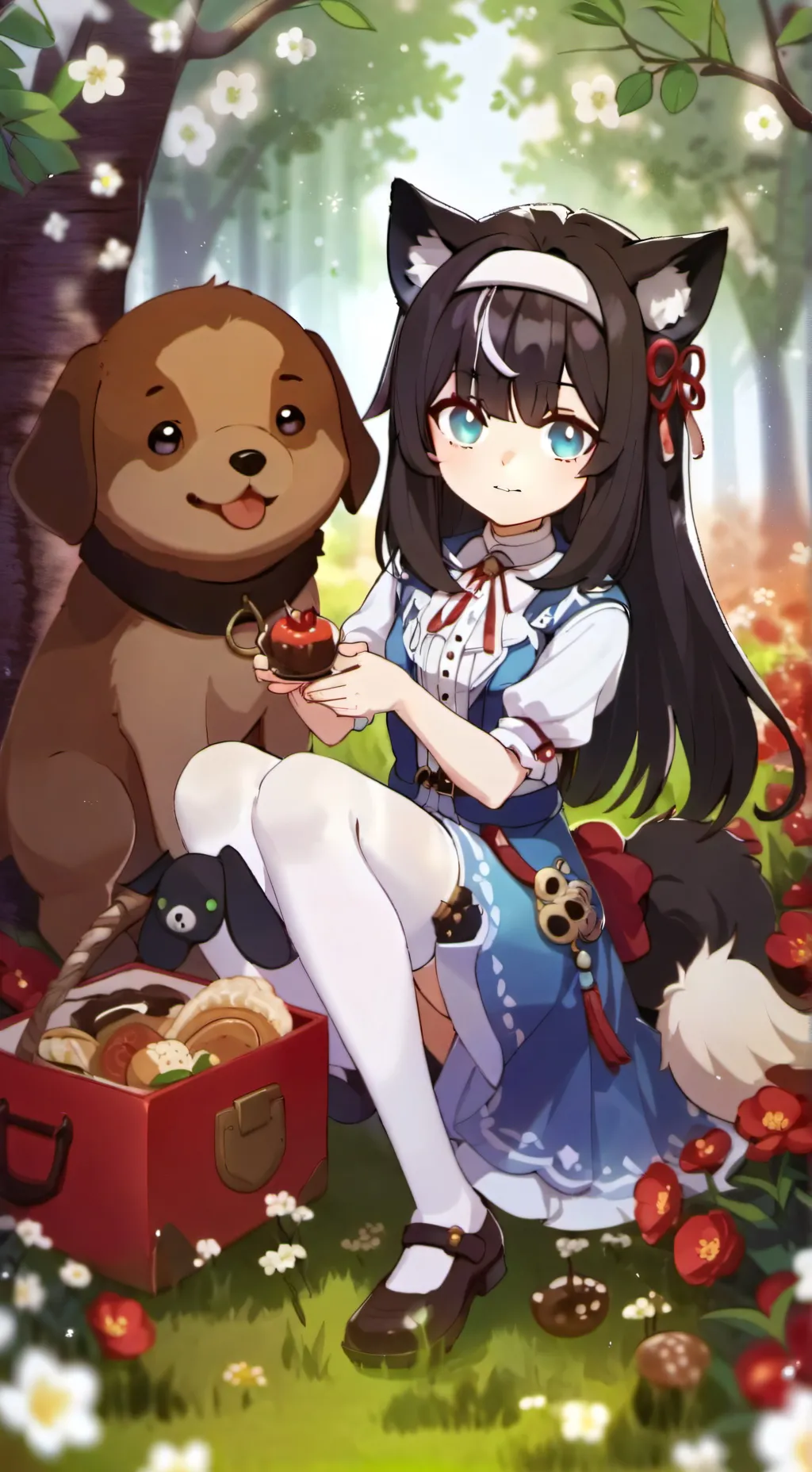 ai character: pup pup background