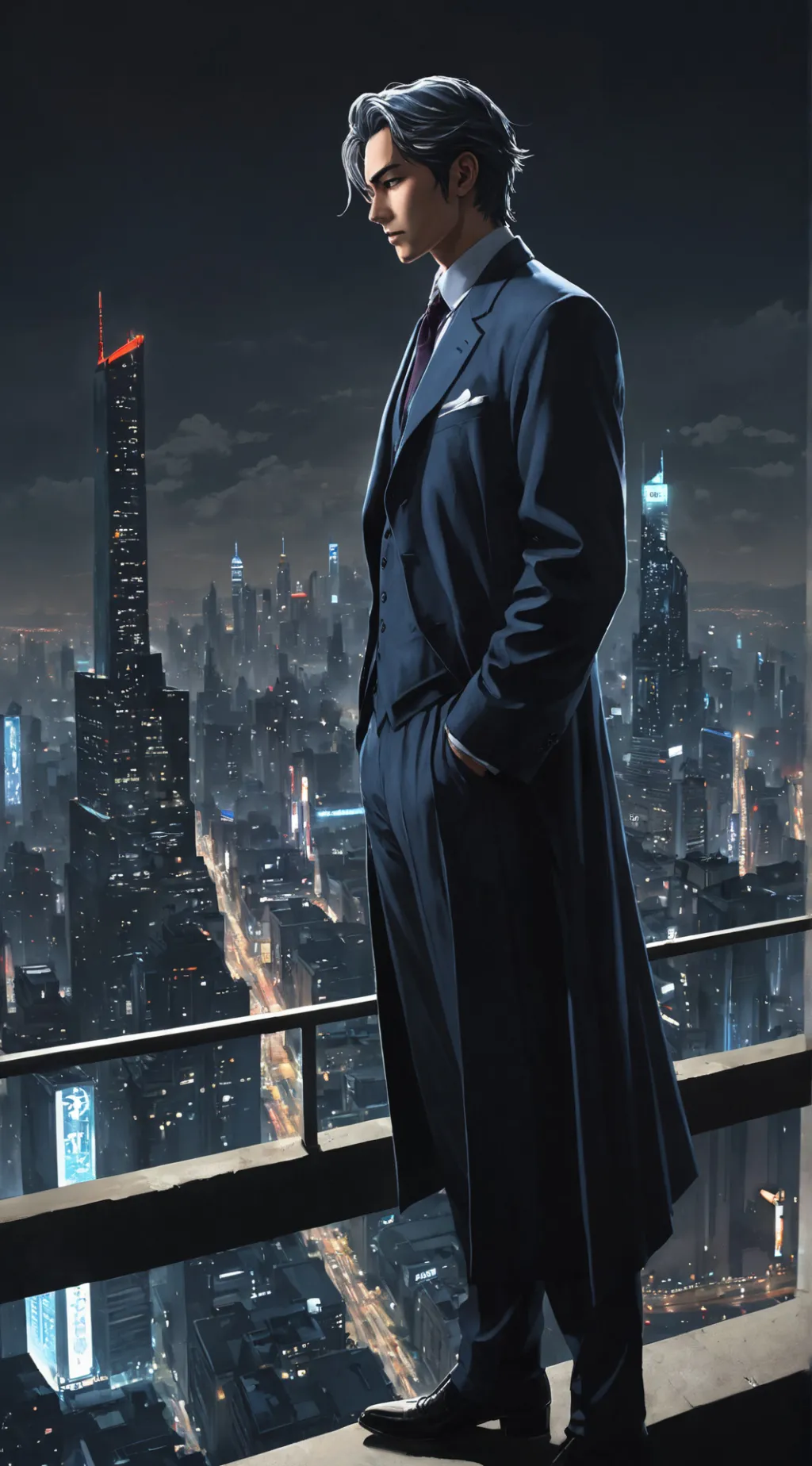 ai character: Damien background