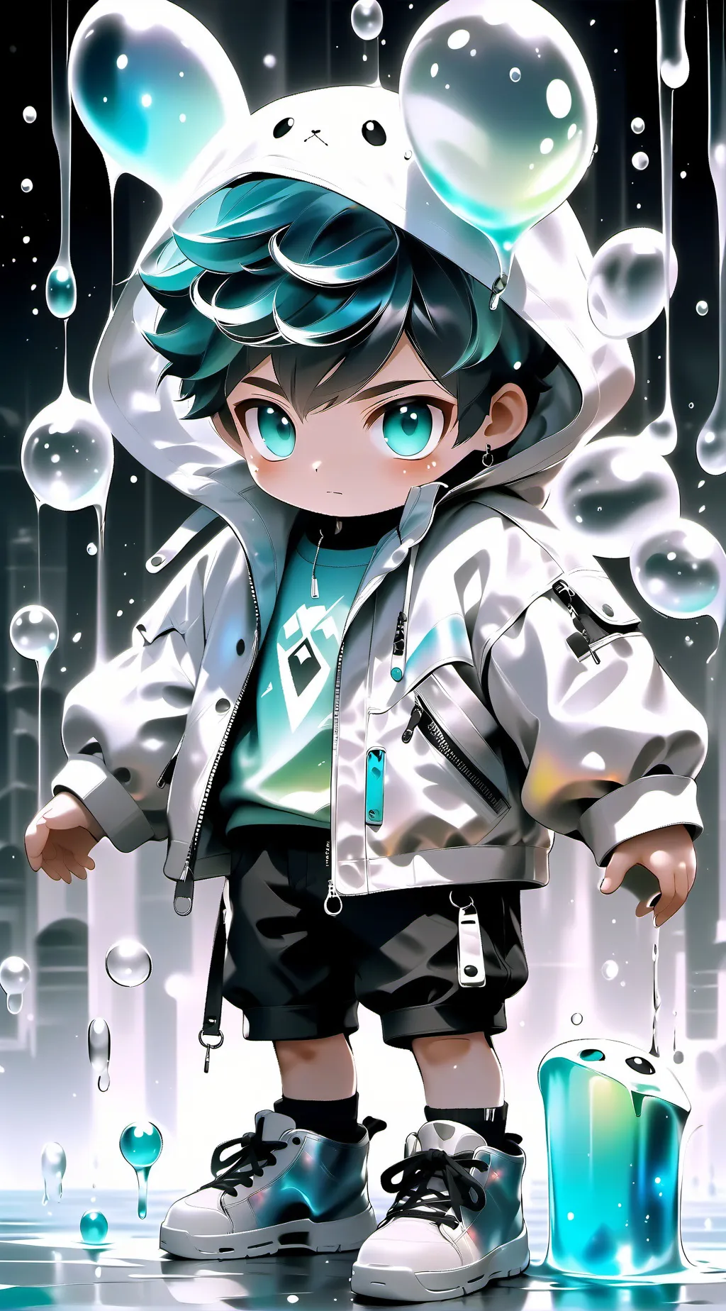 ai character: Boys vs girls  background