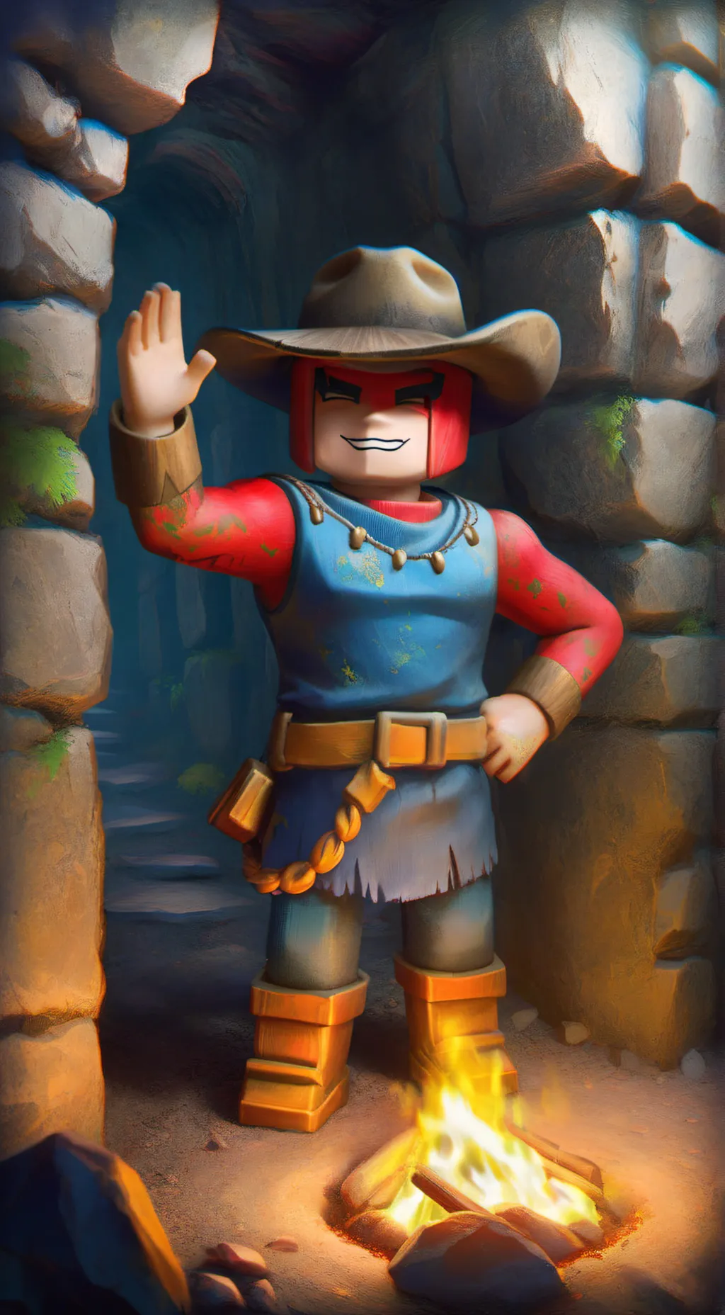 ai character: Forsaken background