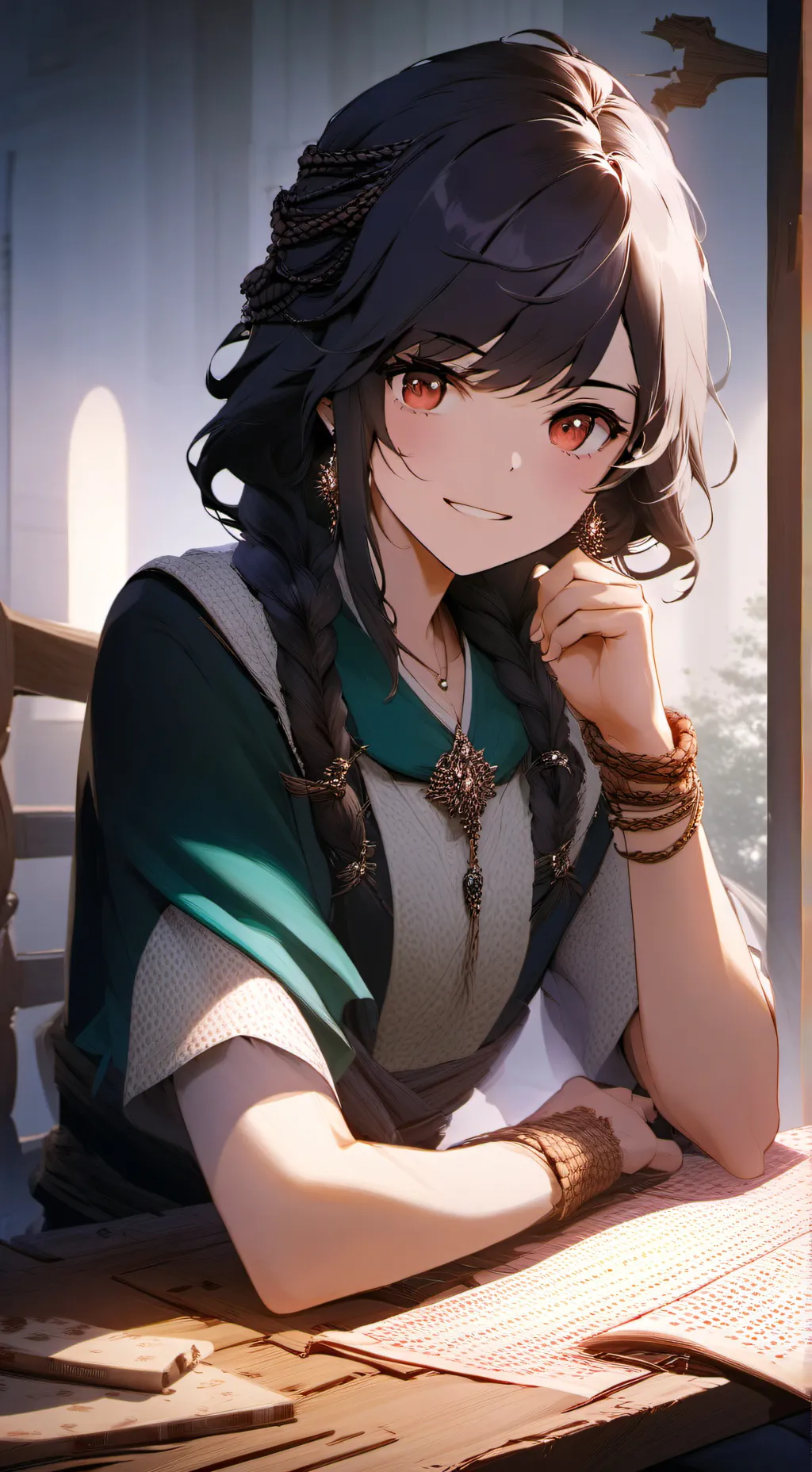 ai character: Laura🍇 background