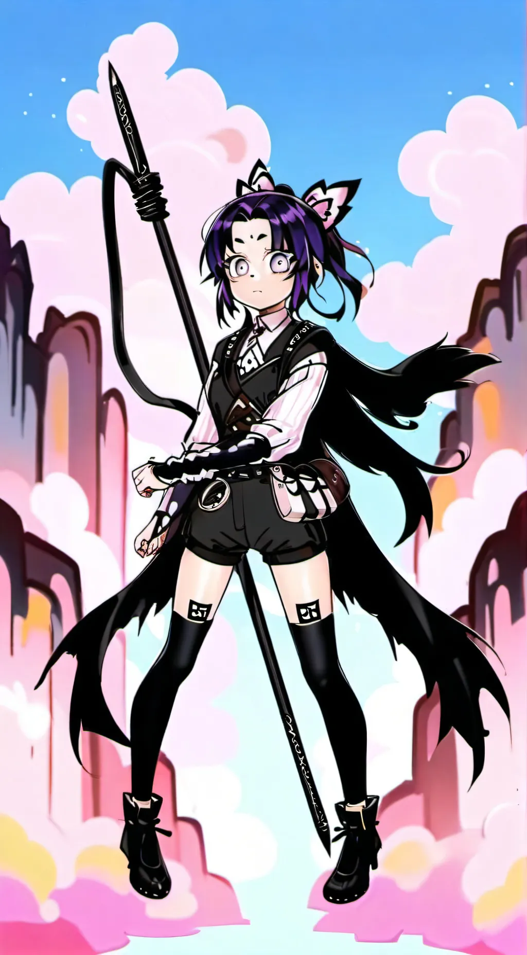 ai character: shinobu x tomioka♡ background