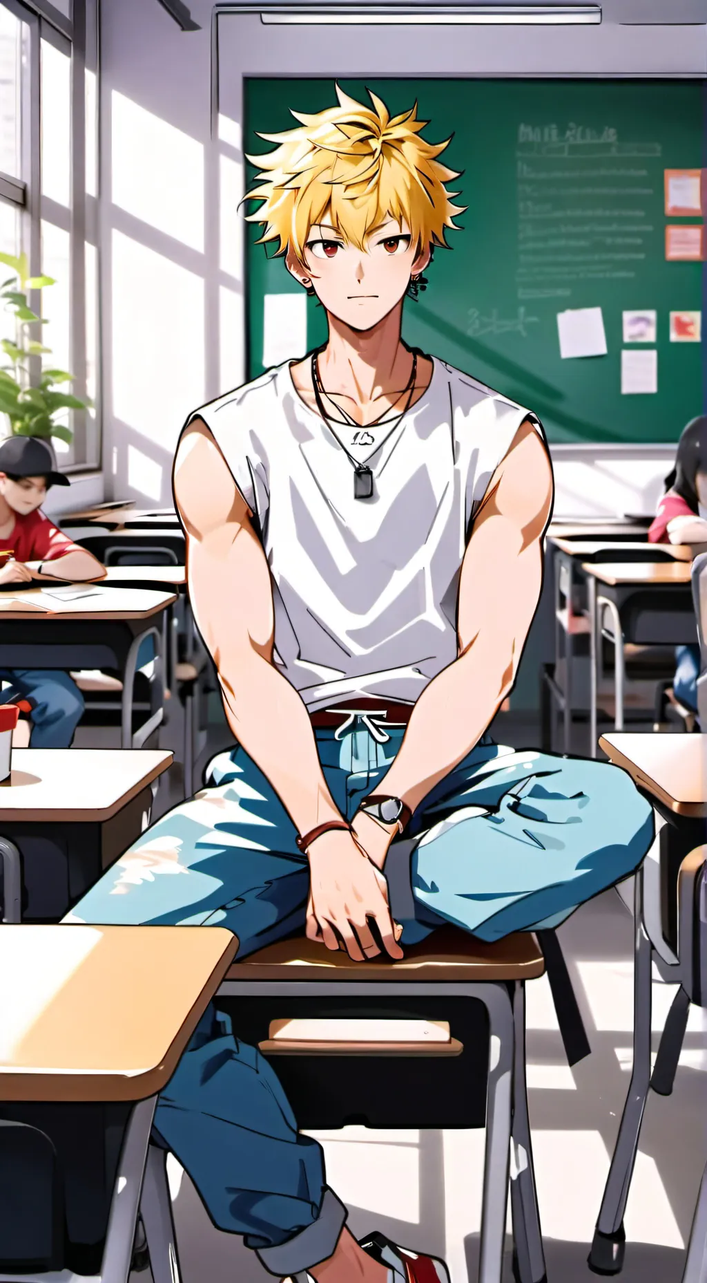 ai character: ~Bakugo Incident~ background