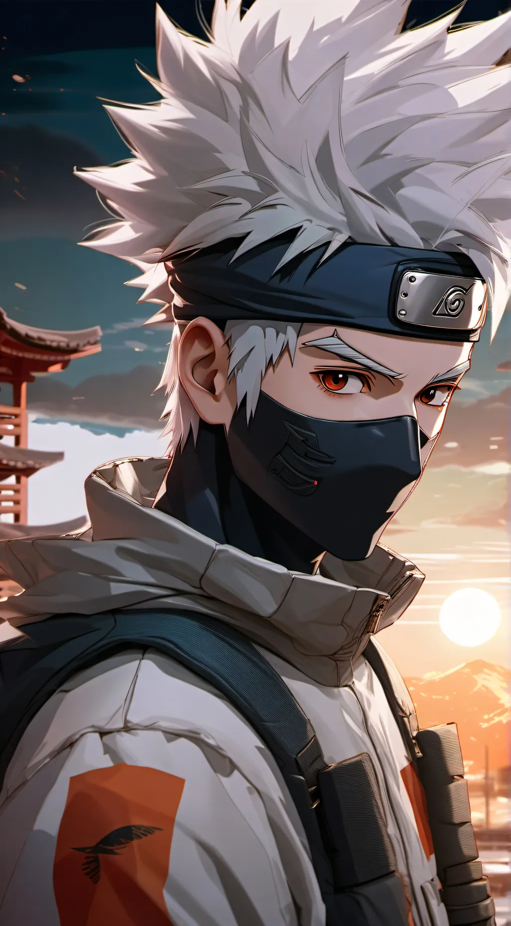 ai character: Kakashi  background