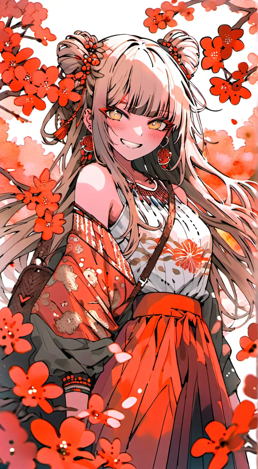 ai character: @v@ background