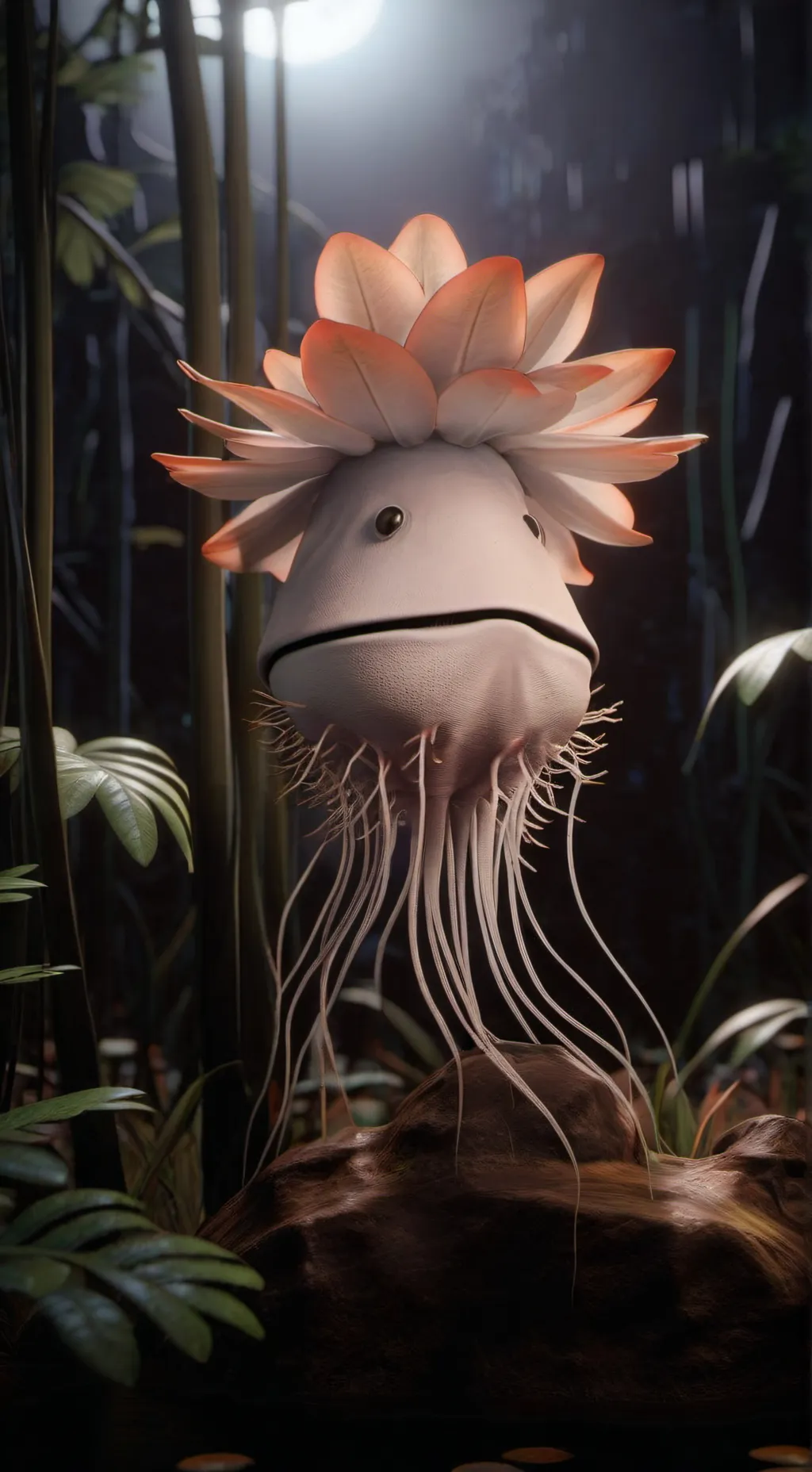 ai character: Micro organisms  background