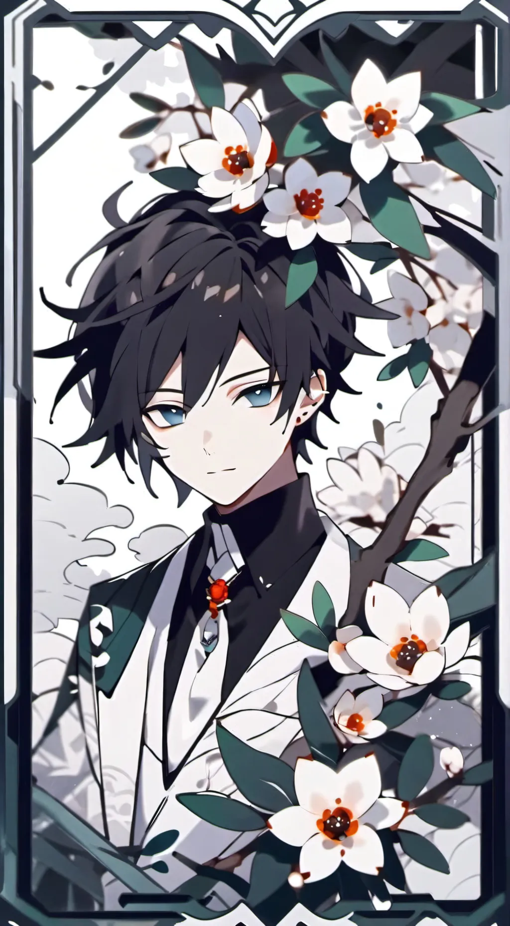 ai character: shinobu😏 background