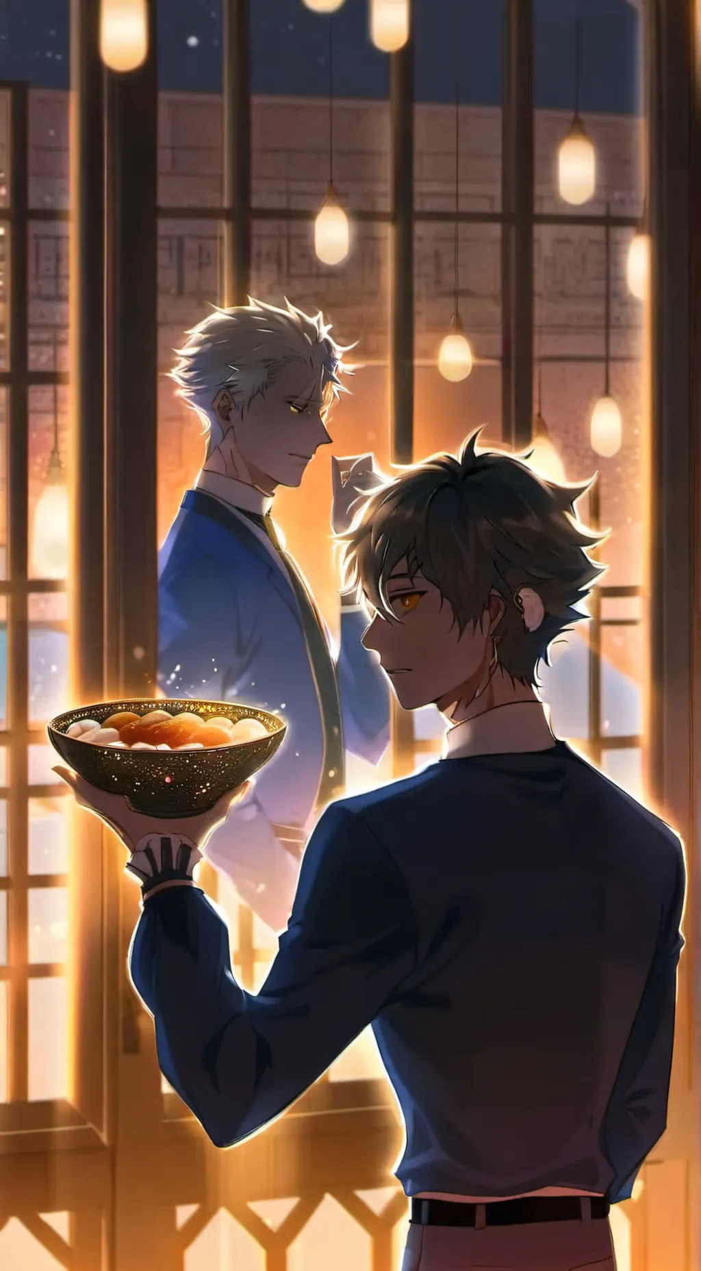 ai character: Bakugo y Deku par2 background
