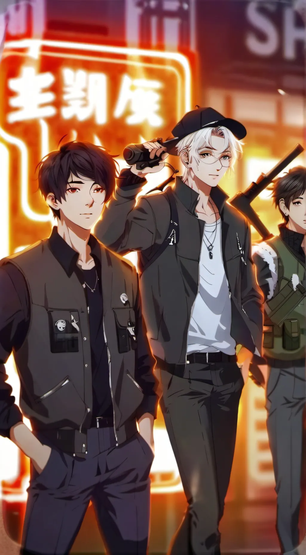 ai character: kpdH X HP background