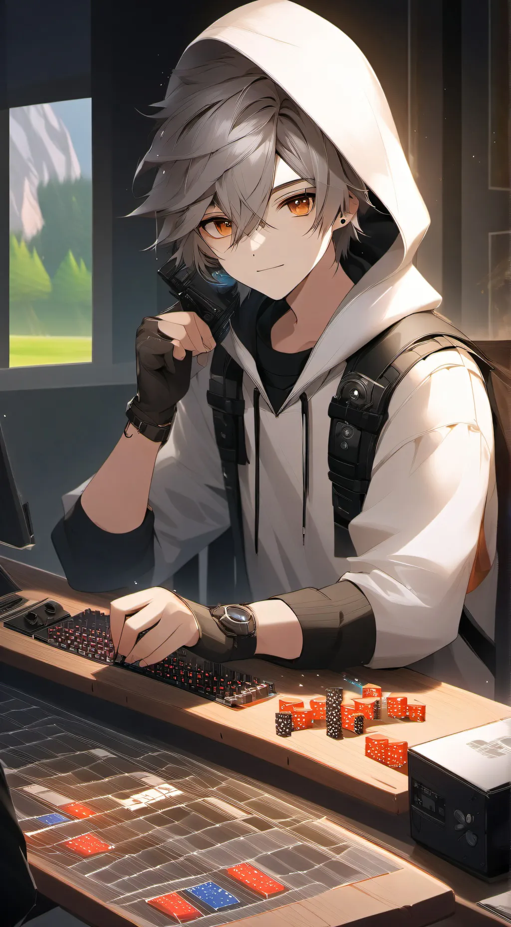ai character: Alex background