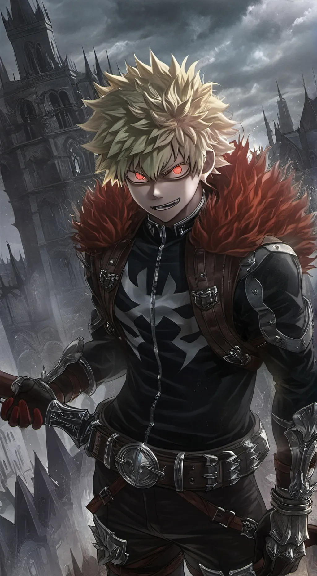 ai character: Bakugo background