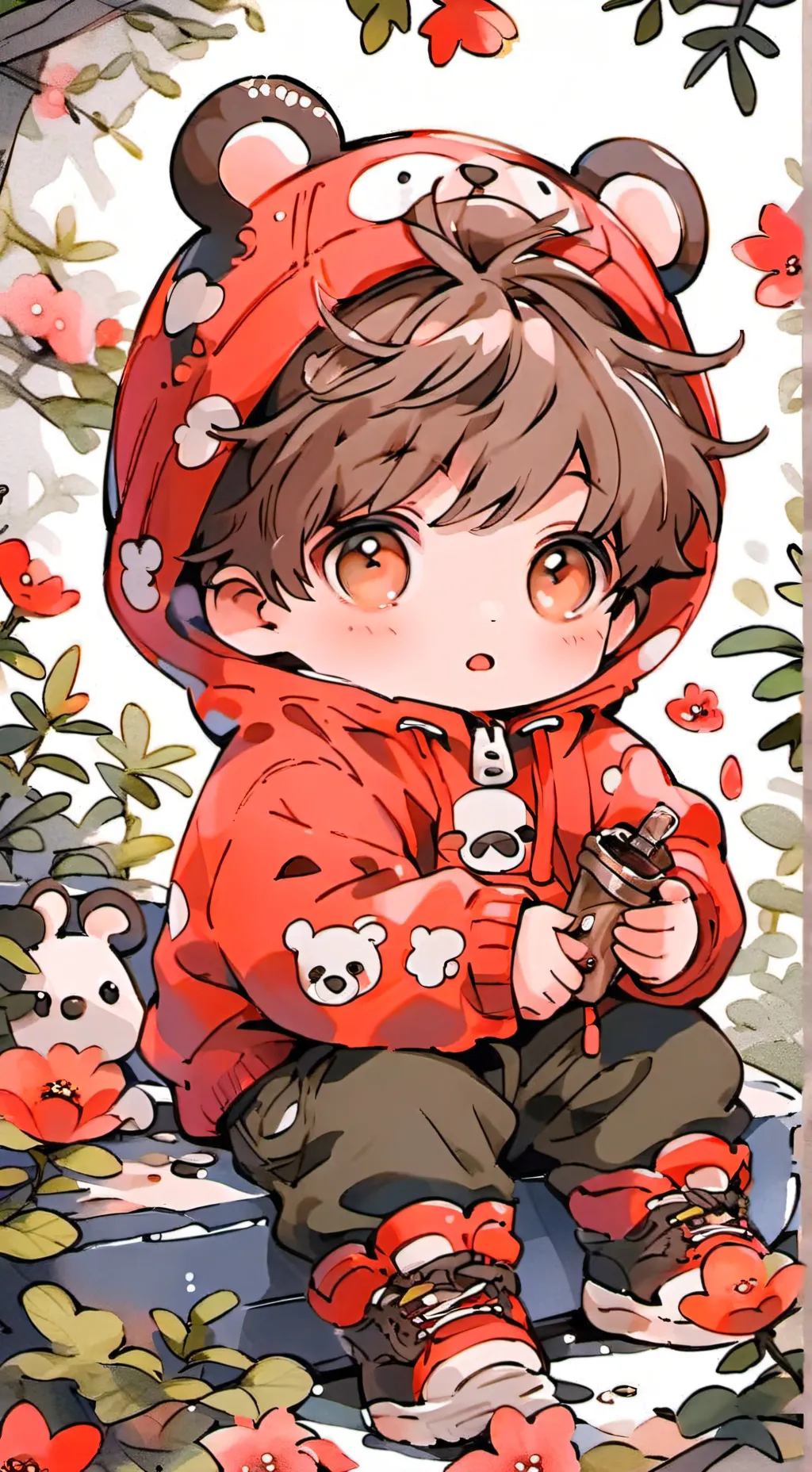 ai character: dumb baby background