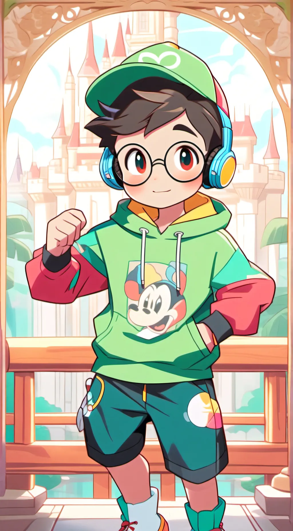 ai character: Hogwarts background