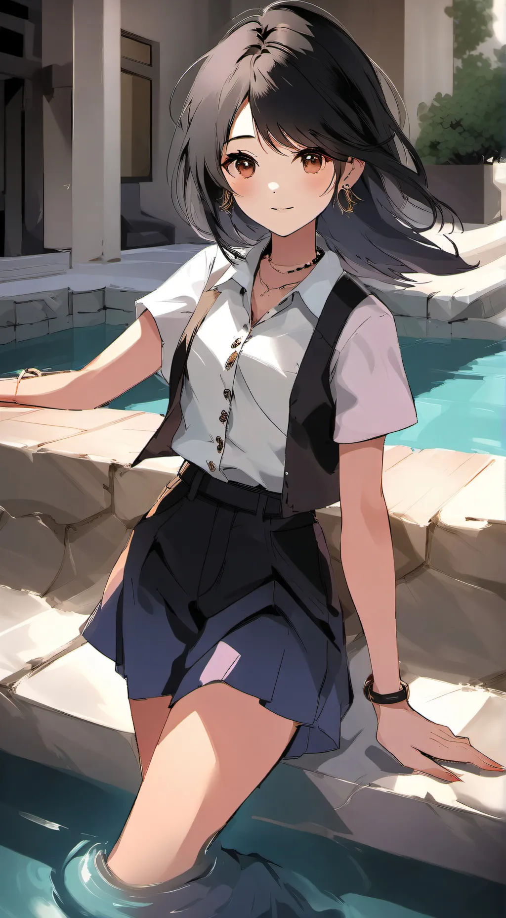 ai character: Sasha background
