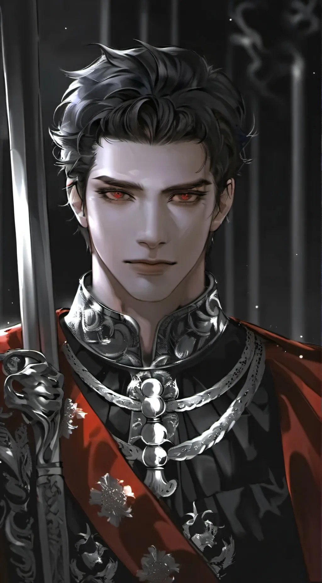 ai character: King reiki  background